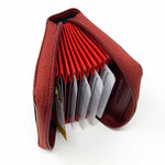 Unisex accordion zip around RFID secure wallet/outside ID 1011, BRAND:ETERNITY